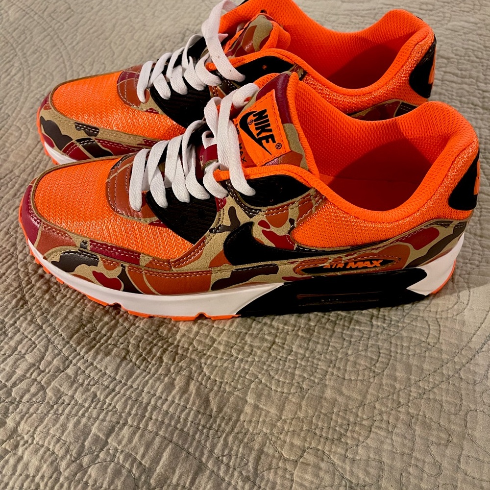 Men’s Nike Air Max-Orange Camo-Size 9.5